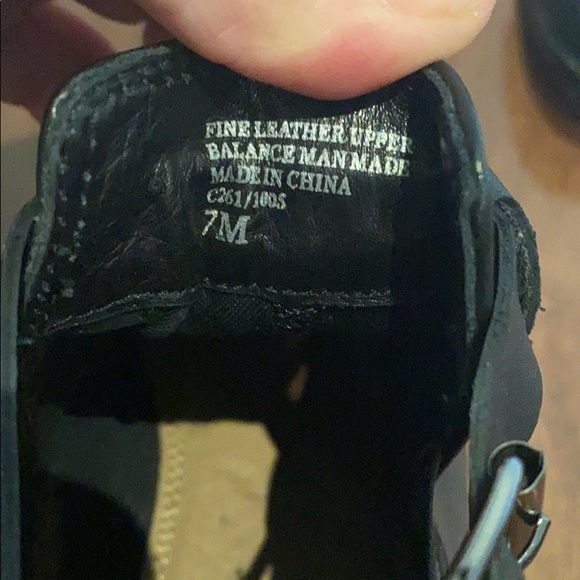 Splendid Black Leather Booties Size 7 - Picture 11 of 11